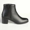 Soft Style by Hush Puppies Dawn Side Zip Ankle Boot - Black