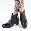 Soft Style by Hush Puppies Dawn Side Zip Ankle Boot - Black-Soft Style by Hush Puppies-Buy shoes online