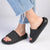 Soft Style by Hush Puppies Devi Push In Sandal - Black-Soft Style by Hush Puppy-Buy shoes online