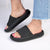 Soft Style by Hush Puppies Devi Push In Sandal - Black-Soft Style by Hush Puppy-Buy shoes online
