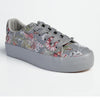 Soft Style by Hush Puppies Fordan Floral Sneaker - Grey-Soft Style by Hush Puppies-Buy shoes online