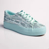 Soft Style by Hush Puppies Fordan Floral Sneaker - Mint-Soft Style by Hush Puppies-Buy shoes online