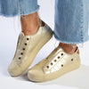 Soft Style by Hush Puppies Forest Metallic Sneaker - Light Gold-Soft Style by Hush Puppies-Buy shoes online