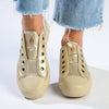 Soft Style by Hush Puppies Forest Metallic Sneaker - Light Gold-Soft Style by Hush Puppies-Buy shoes online