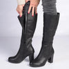 Soft Style by Hush Puppies Gusty Long Boot - Black-Soft Style by Hush Puppies-Buy shoes online
