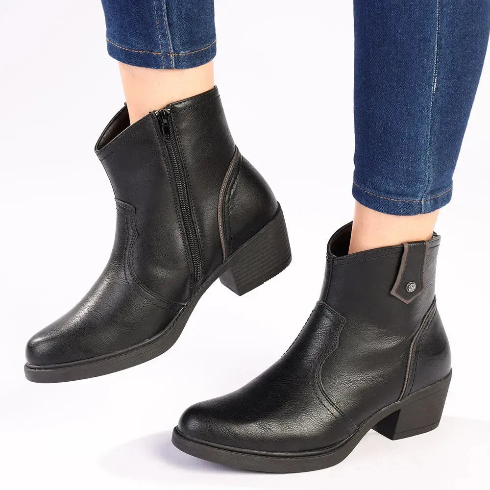 Soft Style by Hush Puppies Haruka Boot - Black | Shoe Box Online Store