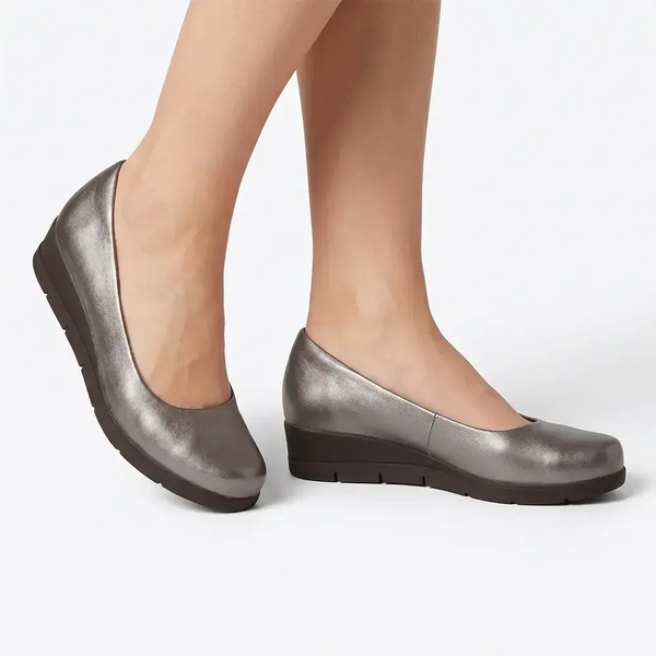 Soft Style by Hush Puppies Hotaru Wedge - Pewter
