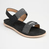 Soft Style by Hush Puppies Irene Strap Sandals - Black-Soft Style by Hush Puppies-Buy shoes online