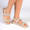 Soft Style by Hush Puppies Irene Strap Sandals - Taupe-Soft Style by Hush Puppies-Buy shoes online