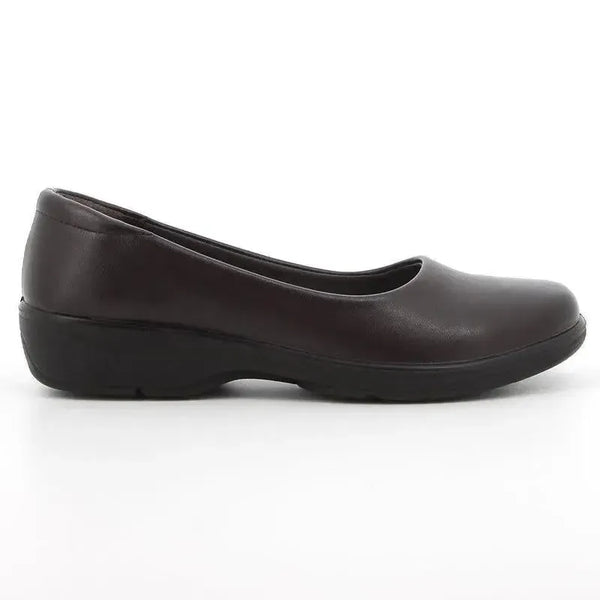 Soft Style by Hush Puppies Jasmine Flat Court Walker-Chocolate
