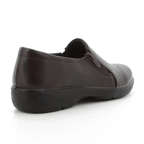 Soft Style by Hush Puppies Jillian Flat Court Walker - Chocolate