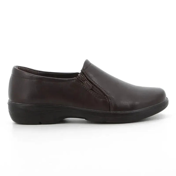 Soft Style by Hush Puppies Jillian Flat Court Walker - Chocolate