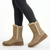 Soft Style by Hush Puppies Kaz 2 Fur Collar Boot - Stone