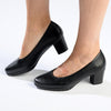 Soft Style by Hush Puppies Makana Block Heel - Black-Hush Puppies-Buy shoes online