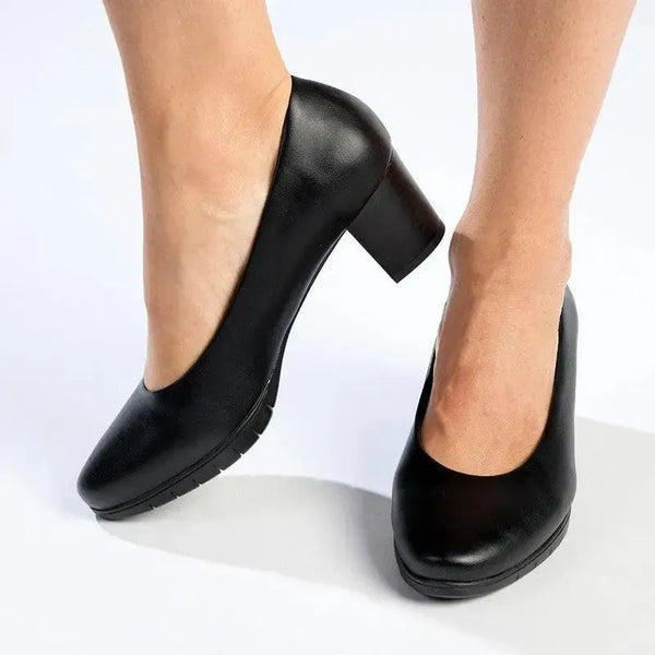 Soft Style by Hush Puppies Makana Block Heel - Black