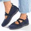 Soft Style by Hush Puppies Nalini Lurex Sneaker - Navy-Soft Style by Hush Puppies-Buy shoes online