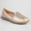 Soft Style by Hush Puppies Nan Slip-on Shimmer Loafer - Light Gold-Soft Style by Hush Puppies-Buy shoes online