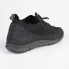 Soft Style by Hush Puppies Nansen Lurex Sneaker - Black-Soft Style by Hush Puppies-Buy shoes online