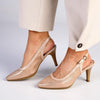 Soft Style by Hush Puppies Phoebe Crackle Court Heel - Blush-Soft Style by Hush Puppies-Buy shoes online