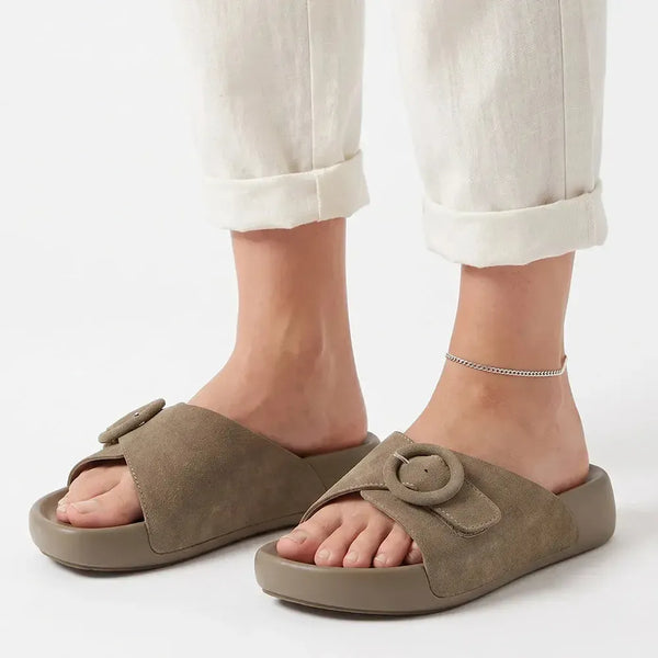 Soft Style by Hush Puppies Priya Sandal - Olive