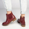 Soft Style by Hush Puppies Samcha Gusset Boot - Oxblood-Soft Style by Hush Puppies-Buy shoes online