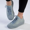 Soft Style by Hush Puppies Selina Sneaker - Light Denim-Soft Style by Hush Puppies-Buy shoes online