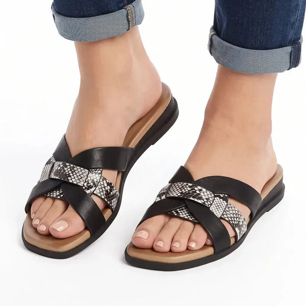 Soft Style by Hush Puppies Soft Parsan Sandal - Black