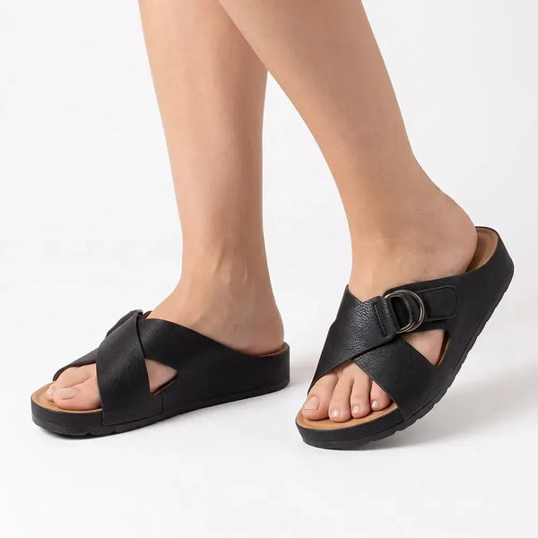 Soft Style by Hush Puppies Tanika Sandals - Black
