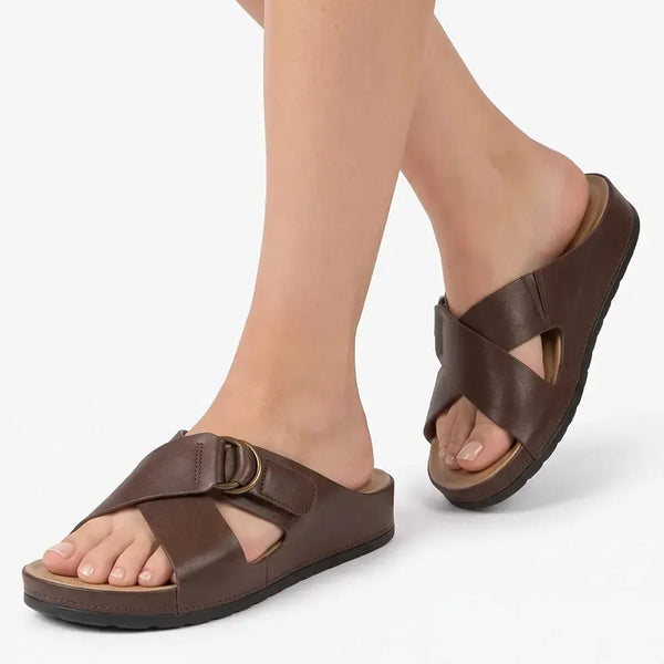 Soft Style by Hush Puppies Tanika Sandals - Cognac