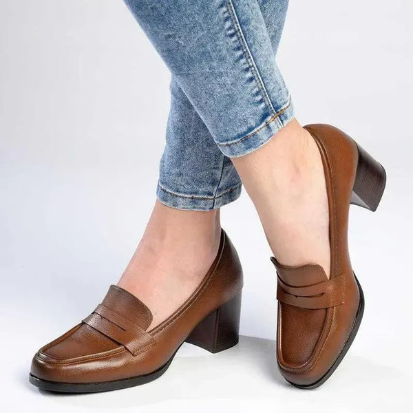 Soft Style by Hush Puppies Tayten Block Heel - Tan