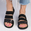 Soft Style by Hush Puppies Tejana Strap Sandals - Black-Soft Style by Hush Puppies-Buy shoes online