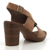 Soft Style by Hush Puppies Tharin Block Sandal Heel - Taupe