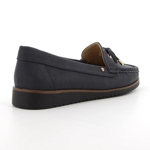 Soft Style by Hush Puppies Tony Nubuck Loafer - Navy-Soft Style by Hush Puppies-Buy shoes online