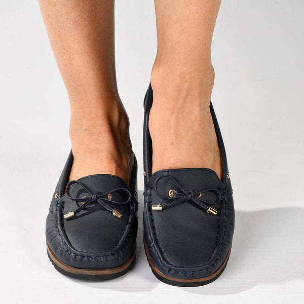 Soft Style by Hush Puppies Tony Nubuck Loafer - Navy-Soft Style by Hush Puppies-Buy shoes online