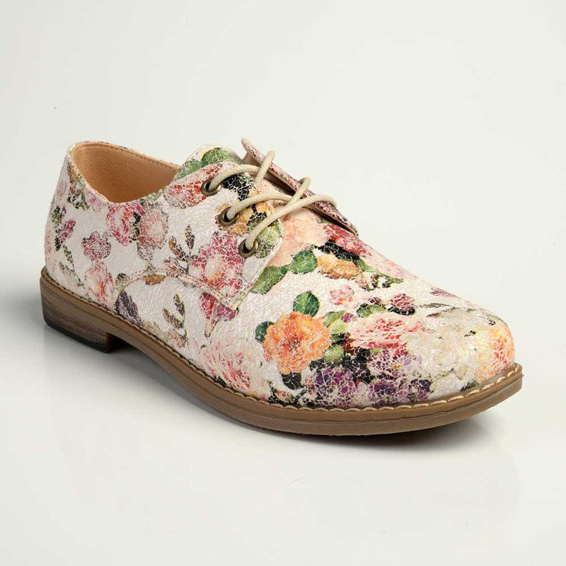 Soft Style by Hush Puppies Tyler Crackle Floral - Pearl – Shoe Box ...