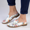 Soft Style by Hush Puppies Tylie Floral Slip on - White-Soft Style by Hush Puppies-Buy shoes online