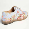Soft Style by Hush Puppies Tywin Diamante Floral Shoe- Light Denim/Floral