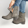 Soft Style by Hush Puppies Willow Ruched Boot - Grey-Soft Style by Hush Puppies-Buy shoes online