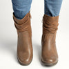 Soft Style by Hush Puppies Willow Ruched Boot - Taupe-Soft Style by Hush Puppies-Buy shoes online