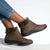 Soft Style by Hush Puppies Yuina Fur Collar Ankle Boot - Brown
