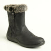 Soft Style by Hush Puppies Yukari Fur Collar Boot - Black-Soft Style by Hush Puppies-Buy shoes online