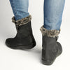 Soft Style by Hush Puppies Yukari Fur Collar Boot - Black-Soft Style by Hush Puppies-Buy shoes online