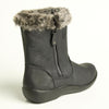 Soft Style by Hush Puppies Yukari Fur Collar Boot - Black-Soft Style by Hush Puppies-Buy shoes online