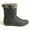 Soft Style by Hush Puppies Yukari Fur Collar Boot - Black-Soft Style by Hush Puppies-Buy shoes online