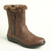 Soft Style by Hush Puppies Yukari Fur Collar Boot - Brown-Soft Style by Hush Puppies-Buy shoes online