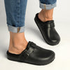 Soft Style by Hush Puppy Desi Fur Slip On - Black-Soft Style by Hush Puppies-Buy shoes online