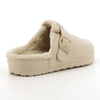 Soft Style by Hush Puppy Desi Fur Slip On - Nude-Soft Style by Hush Puppies-Buy shoes online