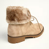 Soft Style by Hush Puppy Samira Fur Collar Boots - Taupe-Soft Style by Hush Puppies-Buy shoes online