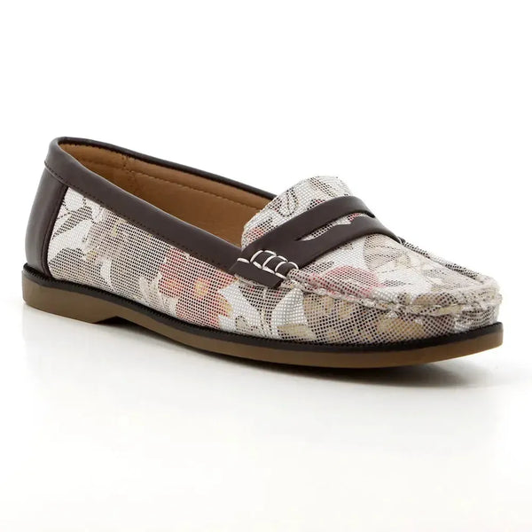 Soft style by Hush Puppies Jamala Floral Loafer - Natural Floral