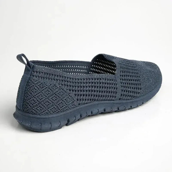 Soft style by Hush Puppies Nani Lurex Sneaker - Denim Blue